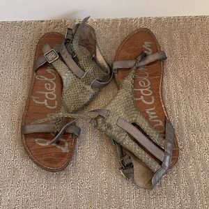 Sam Edelman snake skin sandals